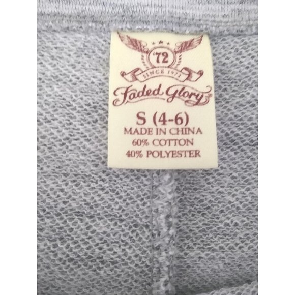 Faded Glory Dress Knit Straight Dress Sz 4-6 Soft Gray with Elbow Length Sleeves - Picture 6 of 6